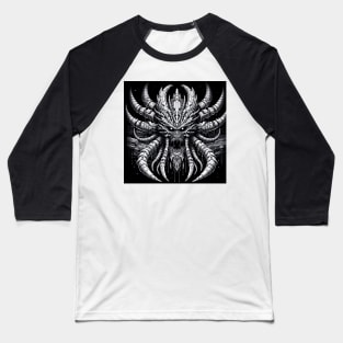 Cybernetic Dystopian Space Monster Baseball T-Shirt